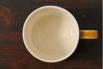 アンティーク雑貨　イギリスビンテージ　HORNSEA(ホーンジー)　Saffron(サフラン)　レトロでかわいらしいトリオ2客セット(2)