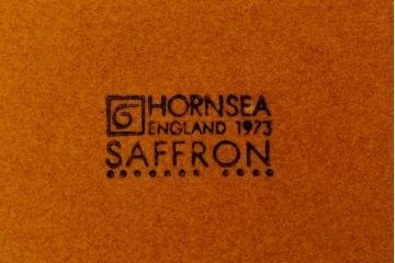 アンティーク雑貨　イギリスビンテージ　HORNSEA(ホーンジー)　Saffron(サフラン)　レトロでかわいらしいトリオ2客セット(2)