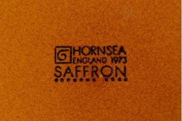 アンティーク雑貨　イギリスビンテージ　HORNSEA(ホーンジー)　Saffron(サフラン)　レトロでかわいらしいトリオ2客セット(2)
