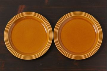 アンティーク雑貨　イギリスビンテージ　HORNSEA(ホーンジー)　Saffron(サフラン)　レトロでかわいらしいトリオ2客セット(2)