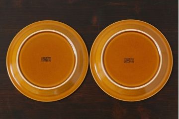 アンティーク雑貨　イギリスビンテージ　HORNSEA(ホーンジー)　Saffron(サフラン)　レトロでかわいらしいトリオ2客セット(2)