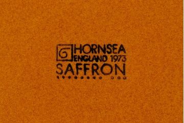アンティーク雑貨　イギリスビンテージ　HORNSEA(ホーンジー)　Saffron(サフラン)　レトロでかわいらしいトリオ2客セット(2)