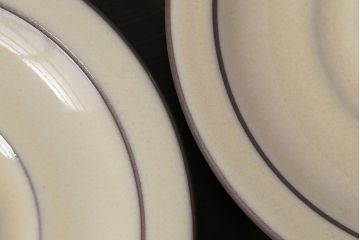 アンティーク雑貨　イギリスビンテージ　HORNSEA(ホーンジー)　Cornrose(コーンローズ)　カップ&ソーサー2客セット(1)