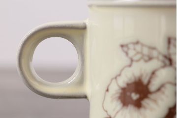 アンティーク雑貨　イギリスビンテージ　HORNSEA(ホーンジー)　Cornrose(コーンローズ)　カップ&ソーサー1客