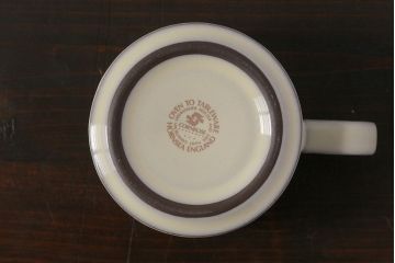 アンティーク雑貨　イギリスビンテージ　HORNSEA(ホーンジー)　Cornrose(コーンローズ)　カップ&ソーサー1客