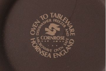 アンティーク雑貨　イギリスビンテージ　HORNSEA(ホーンジー)　Cornrose(コーンローズ)　カップ&ソーサー1客