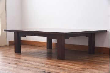 中古　北海道民芸家具　HM4052　シンプルな座卓