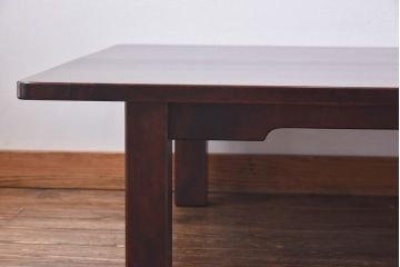 中古　北海道民芸家具　HM4052　シンプルな座卓
