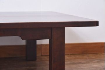 中古　北海道民芸家具　HM4052　シンプルな座卓