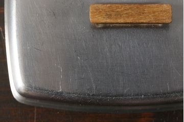 アンティーク雑貨　イギリスビンテージ　異素材の組み合わせが格好いいバターケース(バターディッシュ)