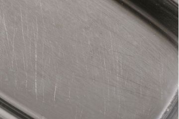 イギリスビンテージ　丸みを帯びたつまみが可愛らしい蓋付き長皿(トレー)