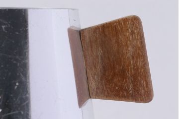 アンティーク雑貨　イギリス　SONA　木製の取っ手が可愛らしいミルクジャグ&シュガーポットセット(クリーマー、シュガーボウル)