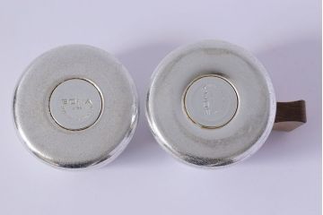 アンティーク雑貨　イギリス　SONA　木製の取っ手が可愛らしいミルクジャグ&シュガーポットセット(クリーマー、シュガーボウル)