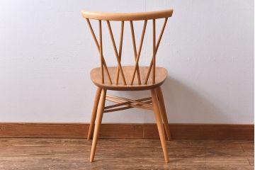 ヴィンテージ家具　ERCOL(アーコール)　イギリスビンテージ　エックスバックチェア(クロスバックチェア)(1)