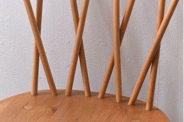 ヴィンテージ家具　ERCOL(アーコール)　イギリスビンテージ　エックスバックチェア(クロスバックチ  ェア)(2)