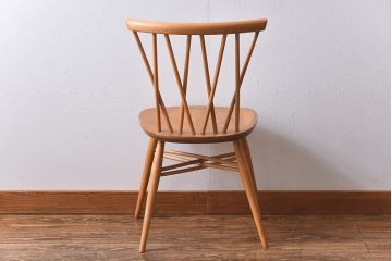 ヴィンテージ家具　ERCOL(アーコール)　イギリスビンテージ　エックスバックチェア(クロスバックチ  ェア)(2)