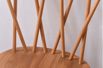 ヴィンテージ家具　ERCOL(アーコール)　イギリスビンテージ　エックスバックチェア(クロスバックチェア)(3)