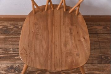 ヴィンテージ家具　ERCOL(アーコール)　イギリスビンテージ　エックスバックチェア(クロスバックチェア)(3)