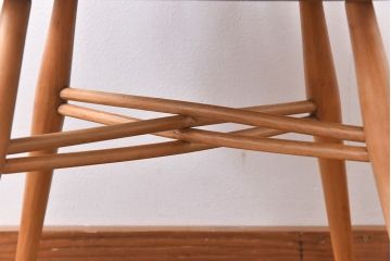 ヴィンテージ家具　ERCOL(アーコール)　イギリスビンテージ　エックスバックチェア(クロスバックチェア)(3)