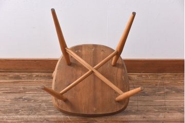 ヴィンテージ家具　ERCOL(アーコール)　イギリスビンテージ　エックスバックチェア(クロスバックチェア)(3)