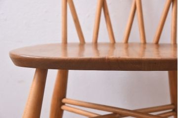 ヴィンテージ家具　ERCOL(アーコール)　イギリスビンテージ　エックスバックチェア(クロスバックチェア)(3)