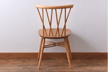 ヴィンテージ家具　ERCOL(アーコール)　イギリスビンテージ　エックスバックチェア(クロスバックチェア)