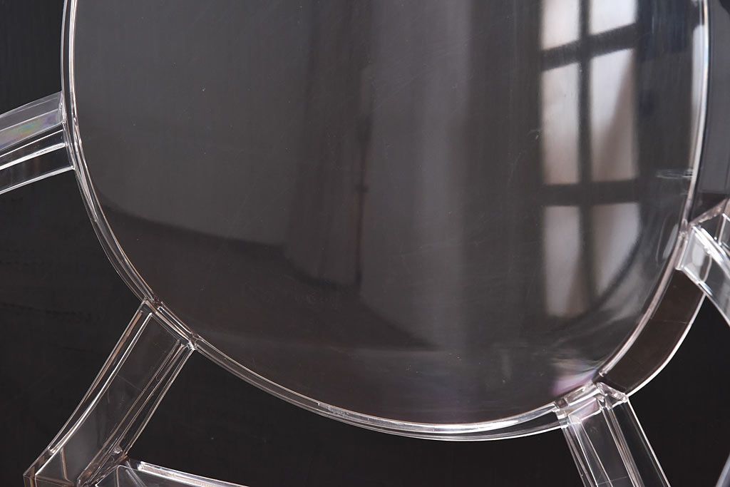 中古　Kartell(カルテル)　Louis Ghost(ルイ・ゴースト)　アームチェア(椅子)(定価約4万6千円)