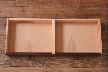 中古　美品　松本民芸家具　シックなA型食器棚(収納棚、戸棚)(定価47万円)(1)