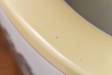 アンティーク雑貨　オールドノリタケ(則武、日陶)　月桂樹印　桐紋が和モダンを盛り上げる火鉢(手あぶり、鉢カバー、傘立て)(1)