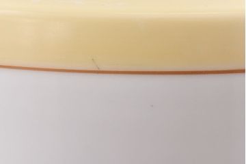 アンティーク雑貨　オールドノリタケ(則武、日陶)　月桂樹印　桐紋が和モダンを盛り上げる火鉢(手あぶり、鉢カバー、傘立て)(2)