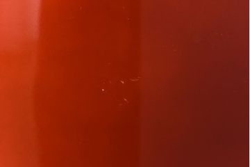 アンティーク雑貨　ノリタケ(日陶・則武)　朱色地 モダンな幾何学文参型火鉢(手あぶり、鉢カバー、傘立て)