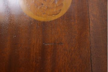 アンティーク家具　イギリスアンティーク　ウォールナット材　クラシカルなコンソールテーブル(引き出し、飾り台、サイドテーブル)