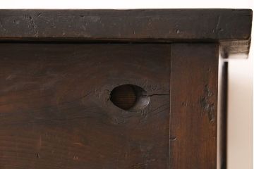 アンティーク家具　イギリスアンティーク　ウォールナット材　クラシカルなコンソールテーブル(引き出し、飾り台、サイドテーブル)