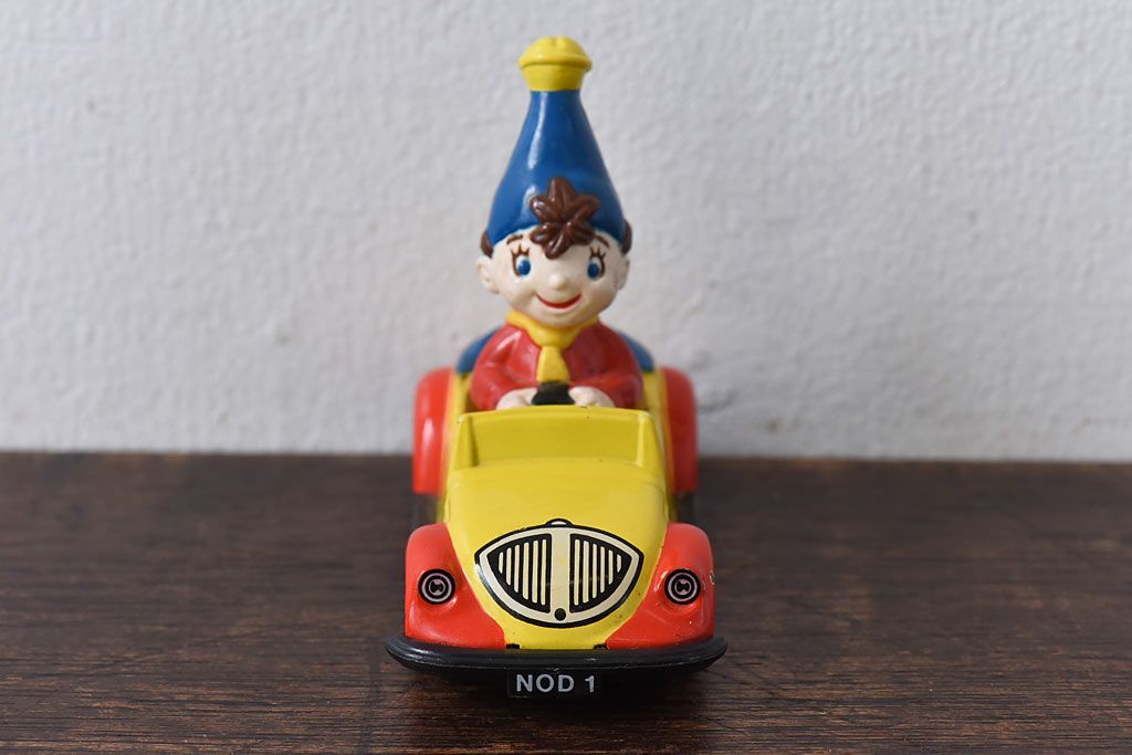 アンティーク雑貨　ビンテージ ERTL(アーテル)社　NODDY(ノディ)　Die Cast Car　ブリキのおもちゃ