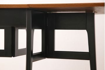 ヴィンテージ家具　北欧ビンテージ　チーク材　おしゃれなデザインのバタフライテーブル(ダイニングテーブル、エクステンションテーブル)