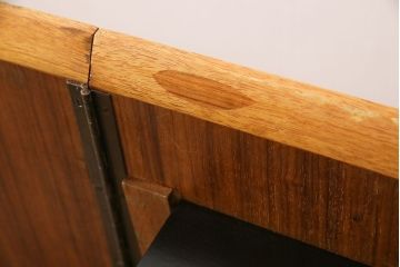 ヴィンテージ家具　北欧ビンテージ　チーク材　おしゃれなデザインのバタフライテーブル(ダイニングテーブル、エクステンションテーブル)