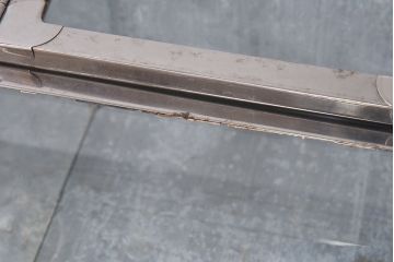 レトロ家具　昭和レトロ　錆のある風合いが魅力的なブリキガラスケース(ショーケース、飾り棚)(3)