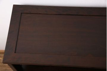中古　北海道民芸家具　HM105　茶タンス(茶棚・飾り棚)(定価約23万円)