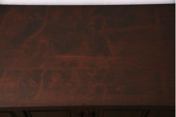 中古　神居民芸　木の味わいとシックな雰囲気が魅力のローボード(サイドボード、整理棚)