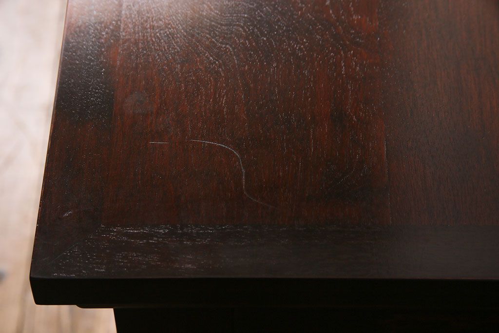 中古　神居民芸　木の味わいとシックな雰囲気が魅力のローボード(サイドボード、整理棚)