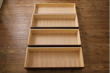 中古　神居民芸　上品さが漂う整理タンス(チェスト、衣装箪笥、引き出し)