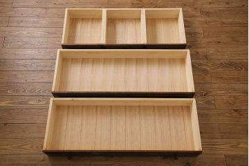 中古　神居民芸　上品さが漂う整理タンス(チェスト、衣装箪笥、引き出し)