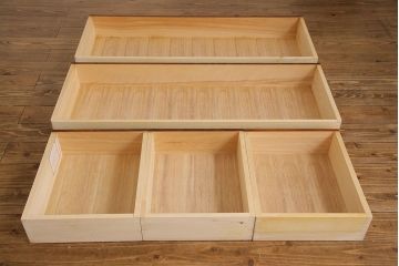 中古　神居民芸　上品さが漂う整理タンス(チェスト、衣装箪笥、引き出し)