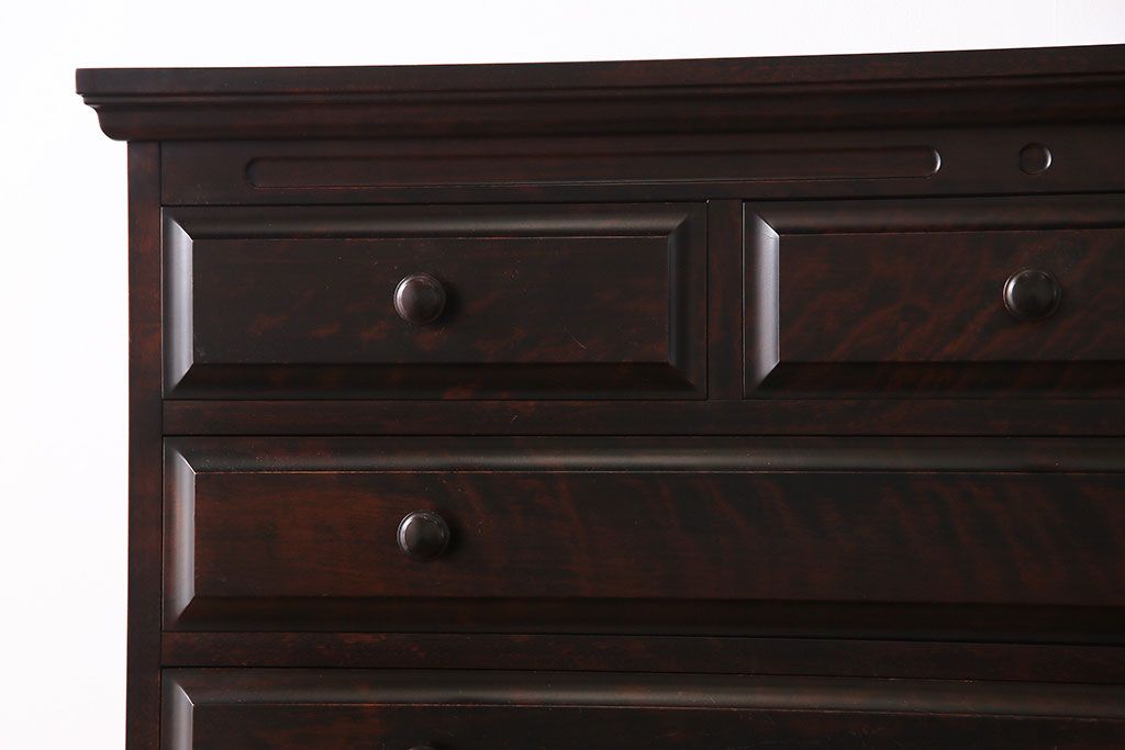 中古　神居民芸　上品さが漂う整理タンス(チェスト、衣装箪笥、引き出し)