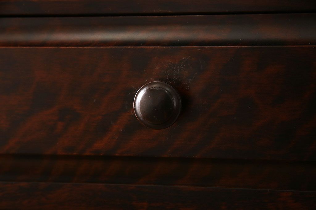 中古　神居民芸　上品さが漂う整理タンス(チェスト、衣装箪笥、引き出し)