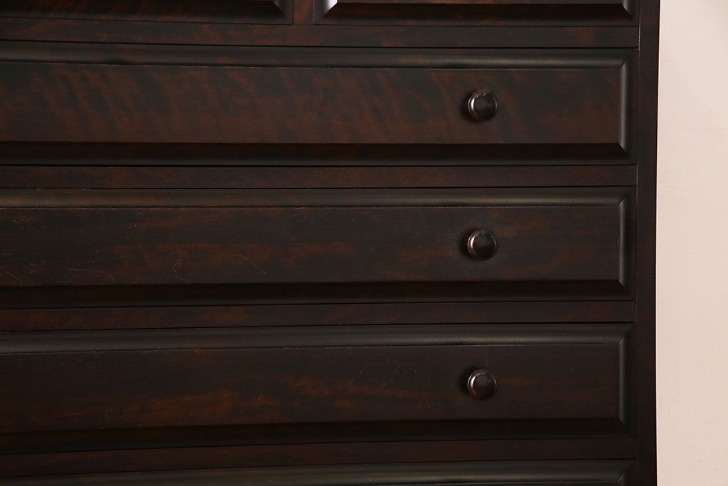 中古　神居民芸　上品さが漂う整理タンス(チェスト、衣装箪笥、引き出し)