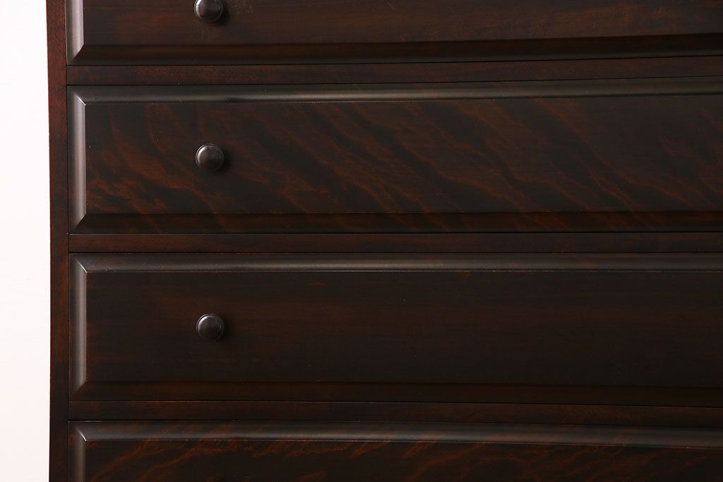 中古　神居民芸　上品さが漂う整理タンス(チェスト、衣装箪笥、引き出し)