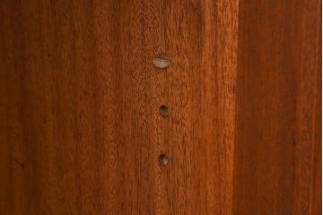 ヴィンテージ家具　北欧ビンテージ　チーク材　シンプルなライティングビューロー(簿記机、在宅ワーク、在宅用デスク)