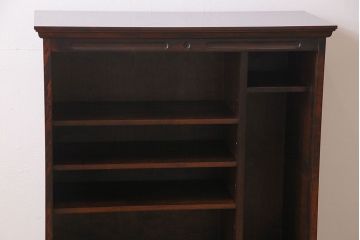 中古　神居民芸　樺材　木目が味わい深い下駄箱(収納棚、戸棚)