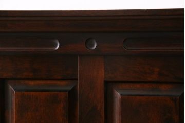 中古　神居民芸　樺材　木目が味わい深い下駄箱(収納棚、戸棚)